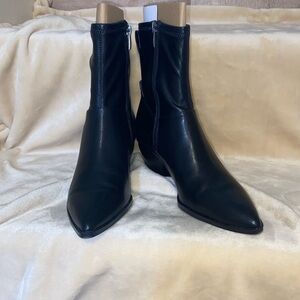 Franco Sarto - L-Sammi black pointed toe boots 7.5